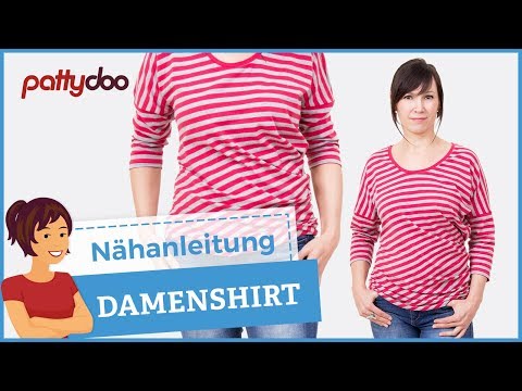 Shirt selber nähen - pattydoo Nähanleitung, auch für Anfänger!